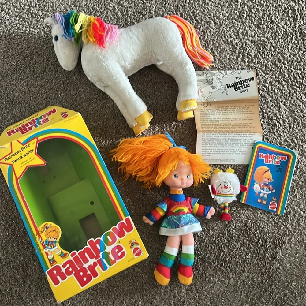 1983 RARE VINTAGE - Rainbow Brite, Twink Sprite and Starlite Horse - Picture 5 of 9